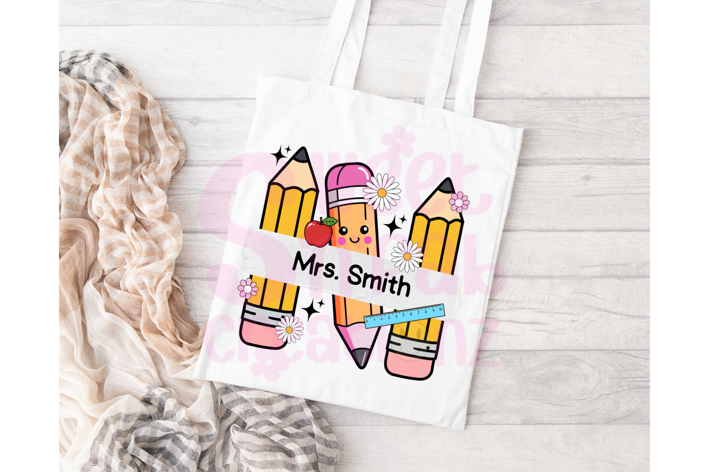 Personalized Teacher Tote 4