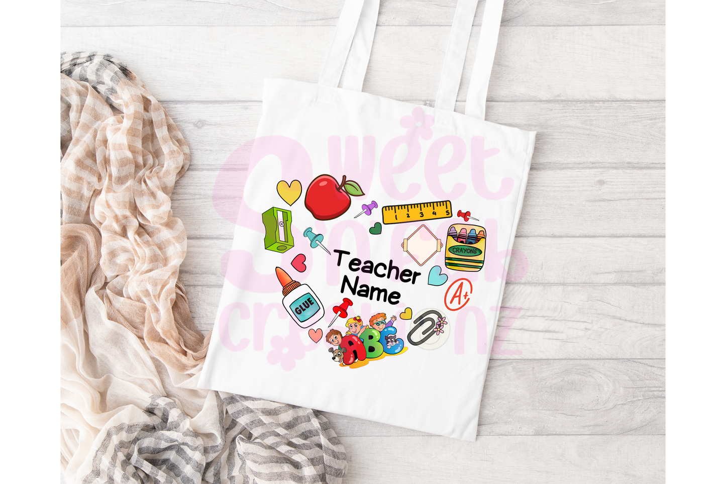 Personalized Teacher Tote 1