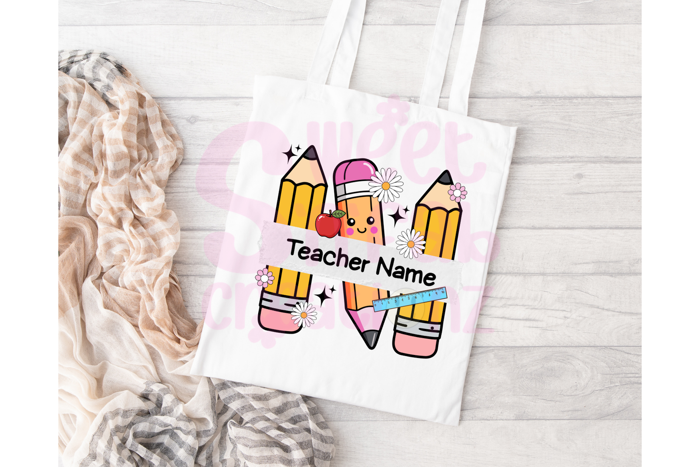 Personalized Teacher Tote 4