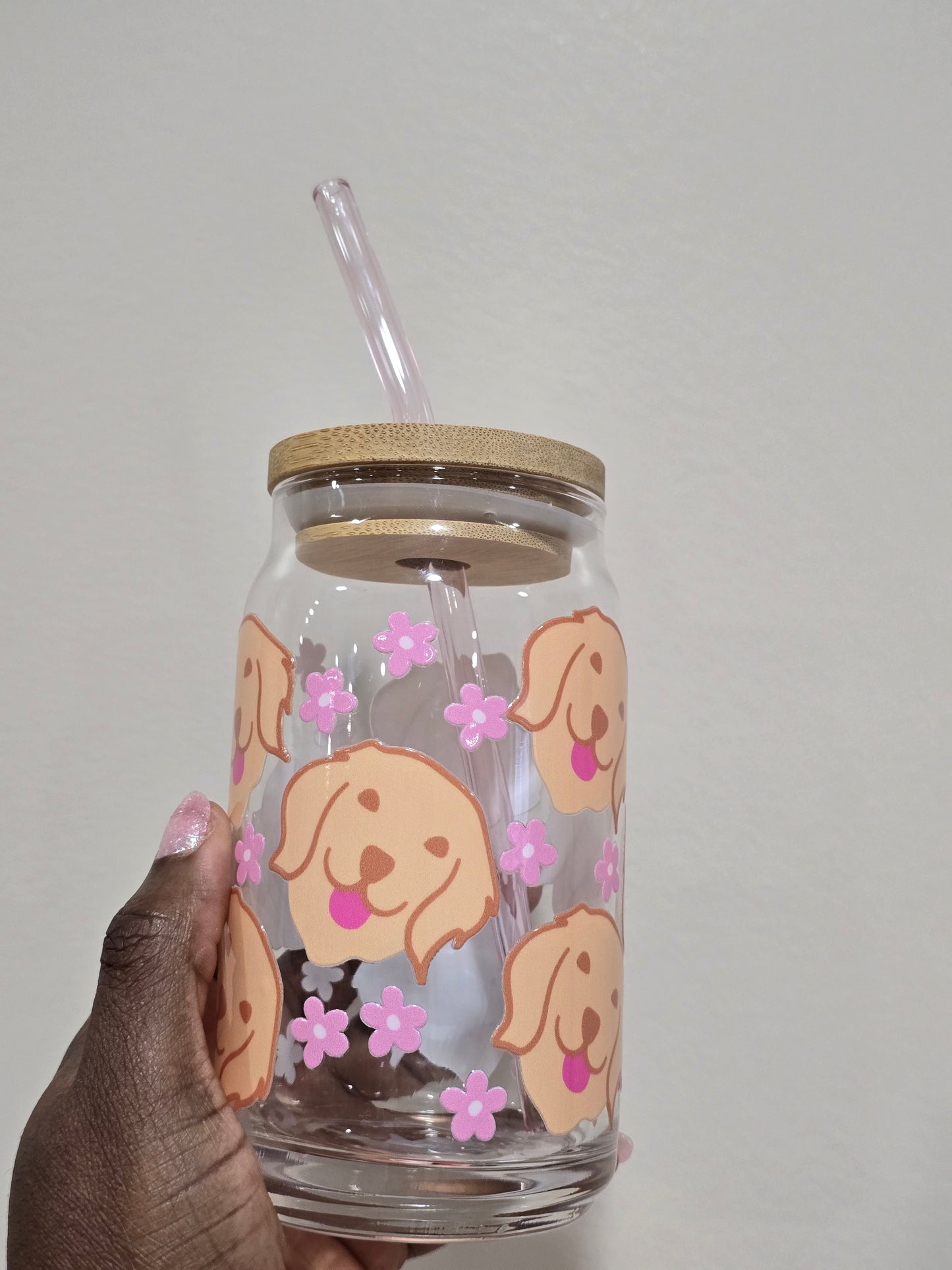 Dog Lover Glass Cup