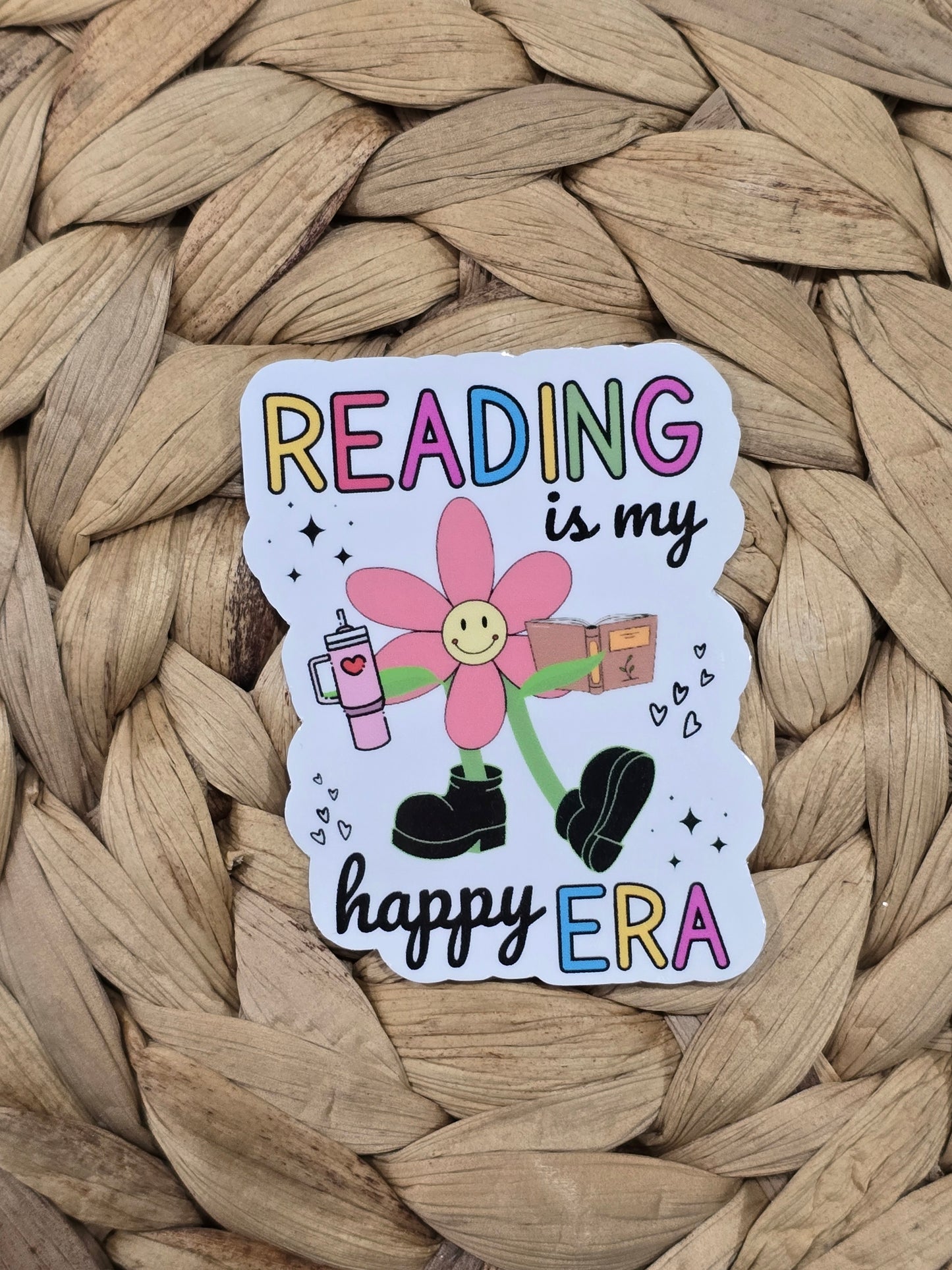 Reading is my Happy Era Sticker