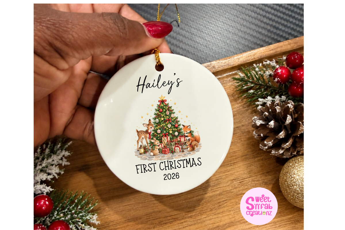 Personalized Baby First Christmas Ornament