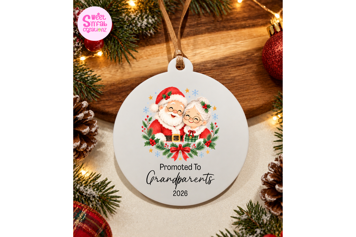Promoted to Grandparents Animation Ornament