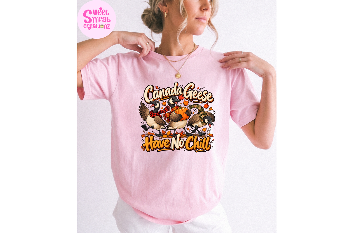Canada Geese Have No Chill T-Shirt | Funny Canadian Fall Graphic Tee