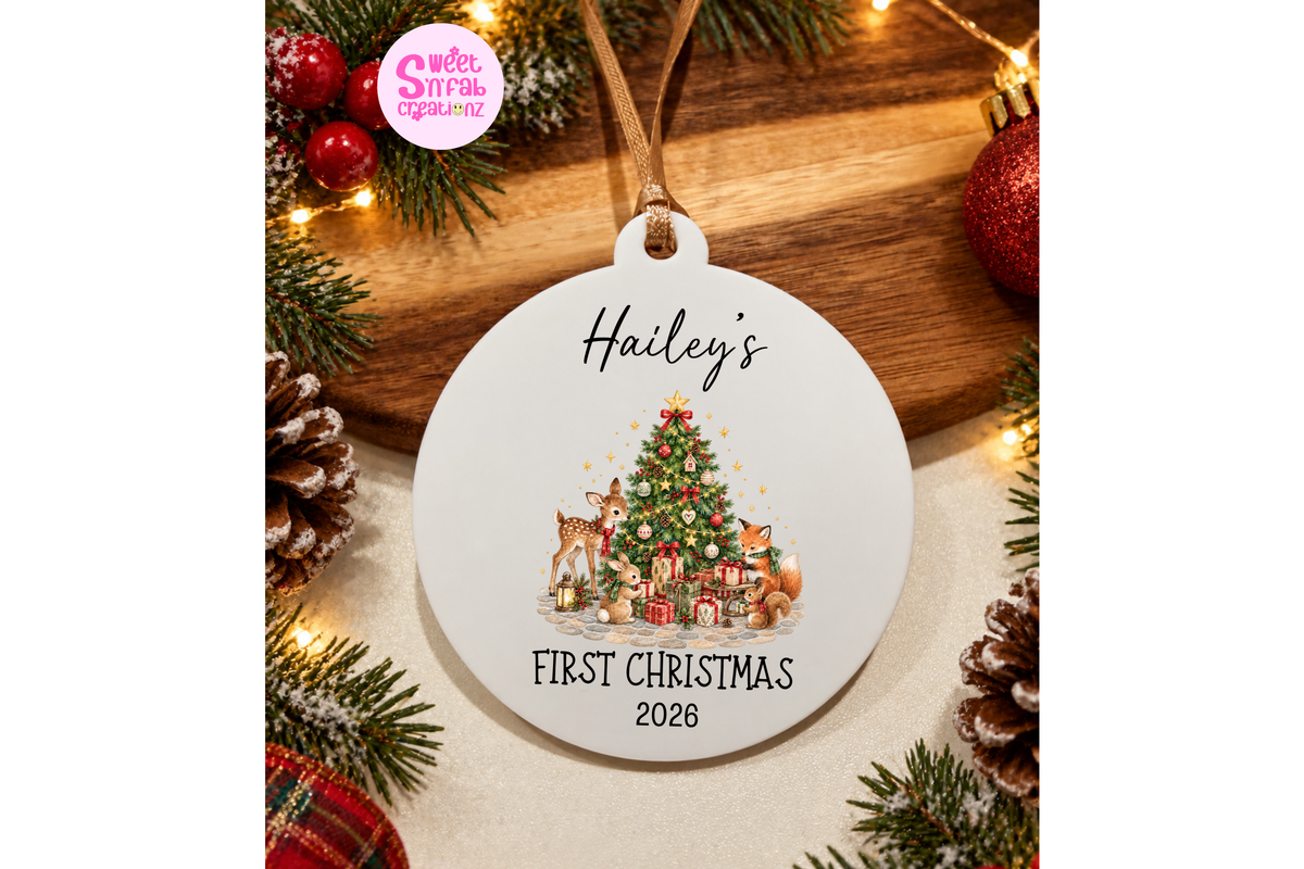 Personalized Baby First Christmas Ornament