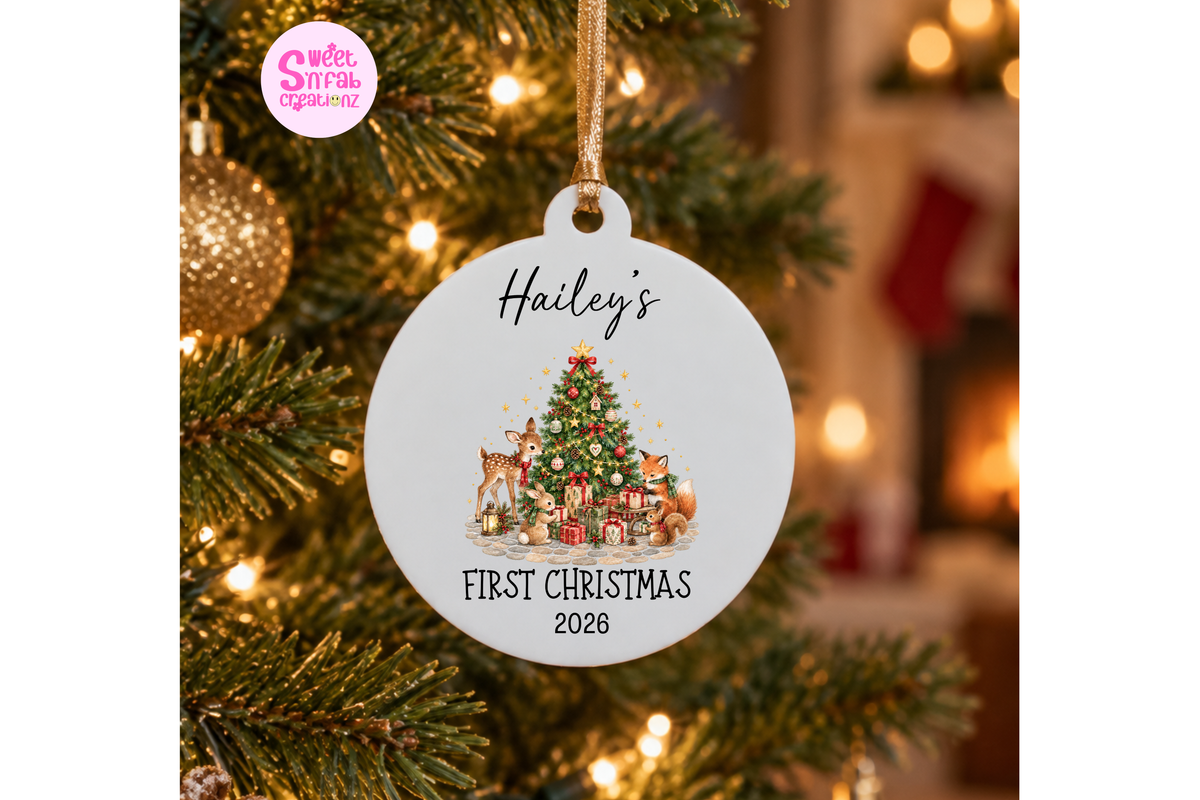 Personalized Baby First Christmas Ornament