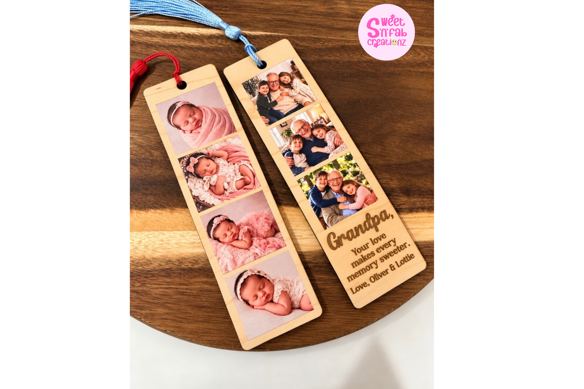 Personalized Wooden Photo Bookmark