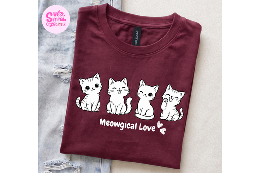 Meowgical Love Cat Lover Shirt,
