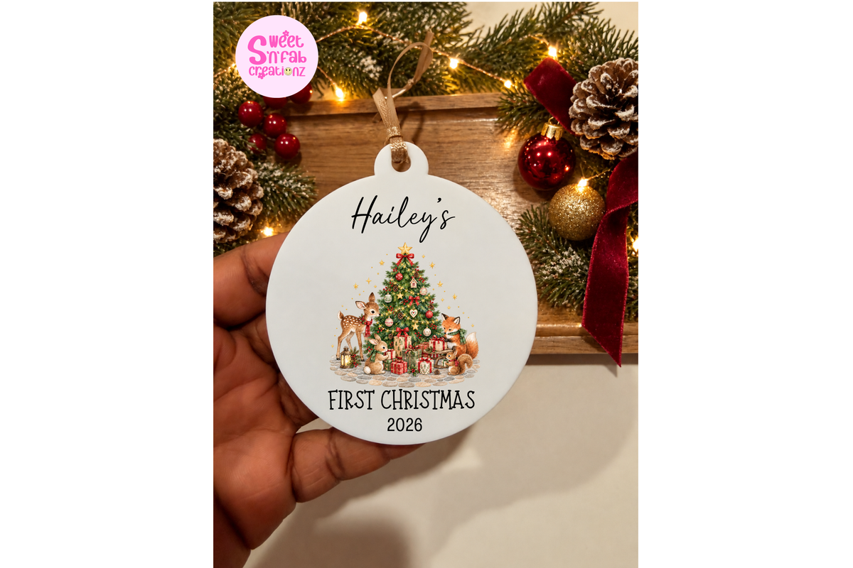 Personalized Baby First Christmas Ornament