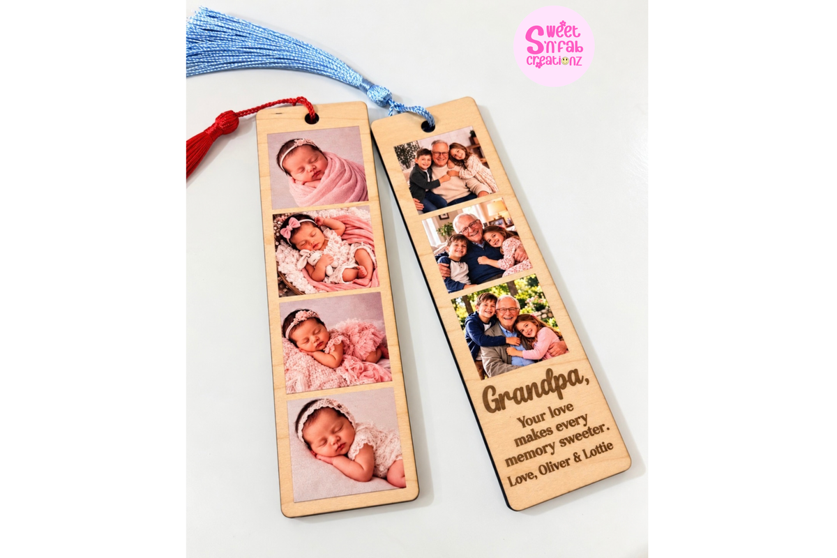 Personalized Wooden Photo Bookmark