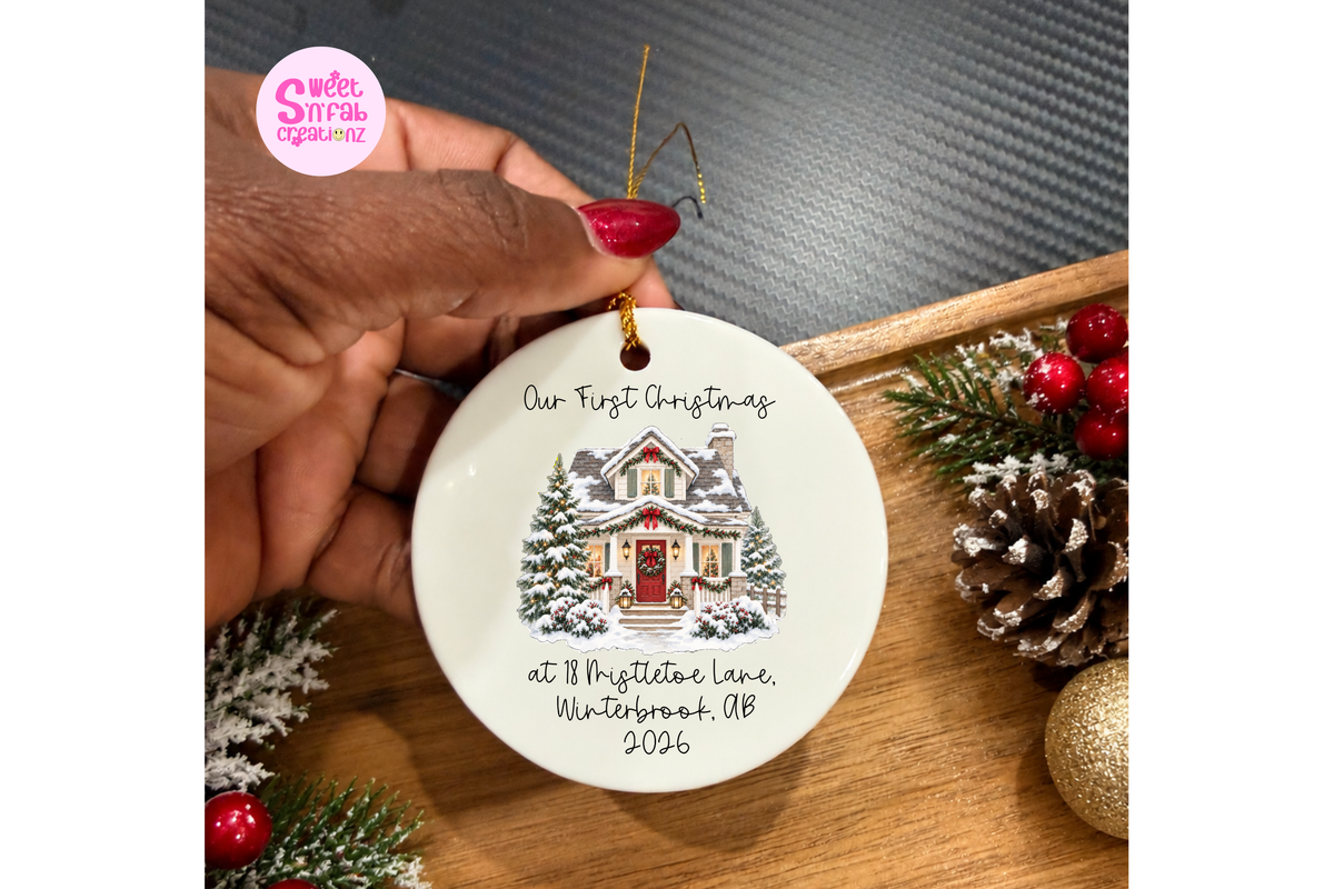 First Christmas in New Home Ornament