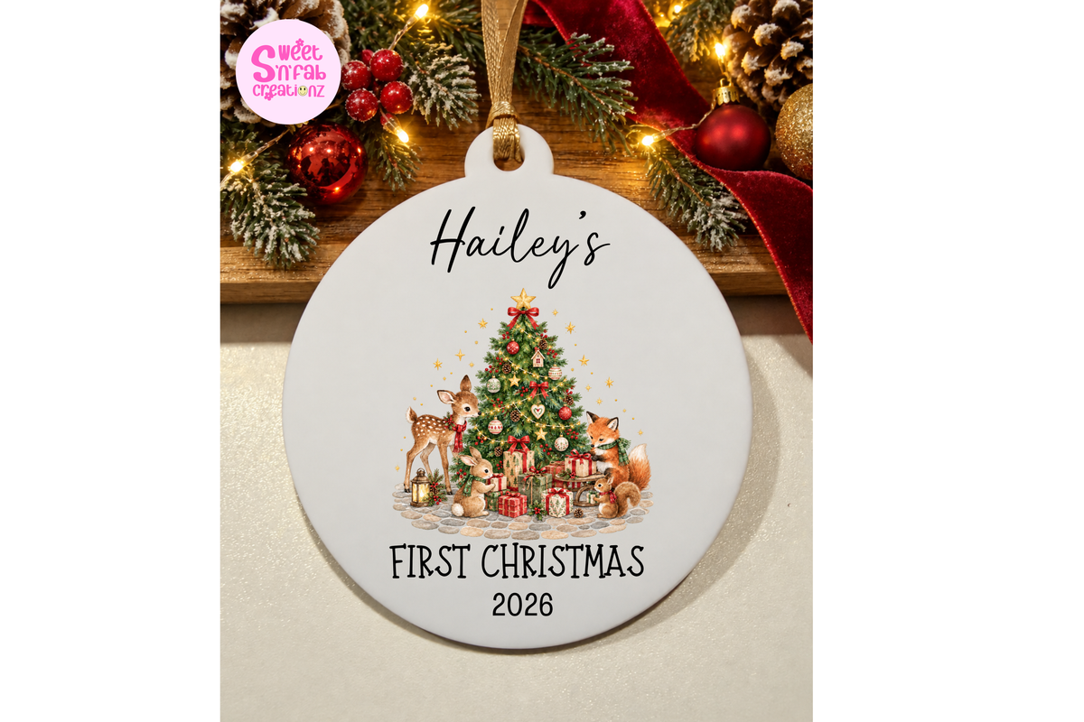 Personalized Baby First Christmas Ornament