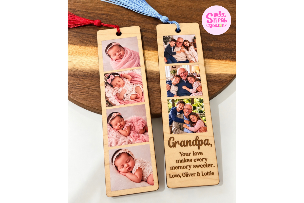 Personalized Wooden Photo Bookmark