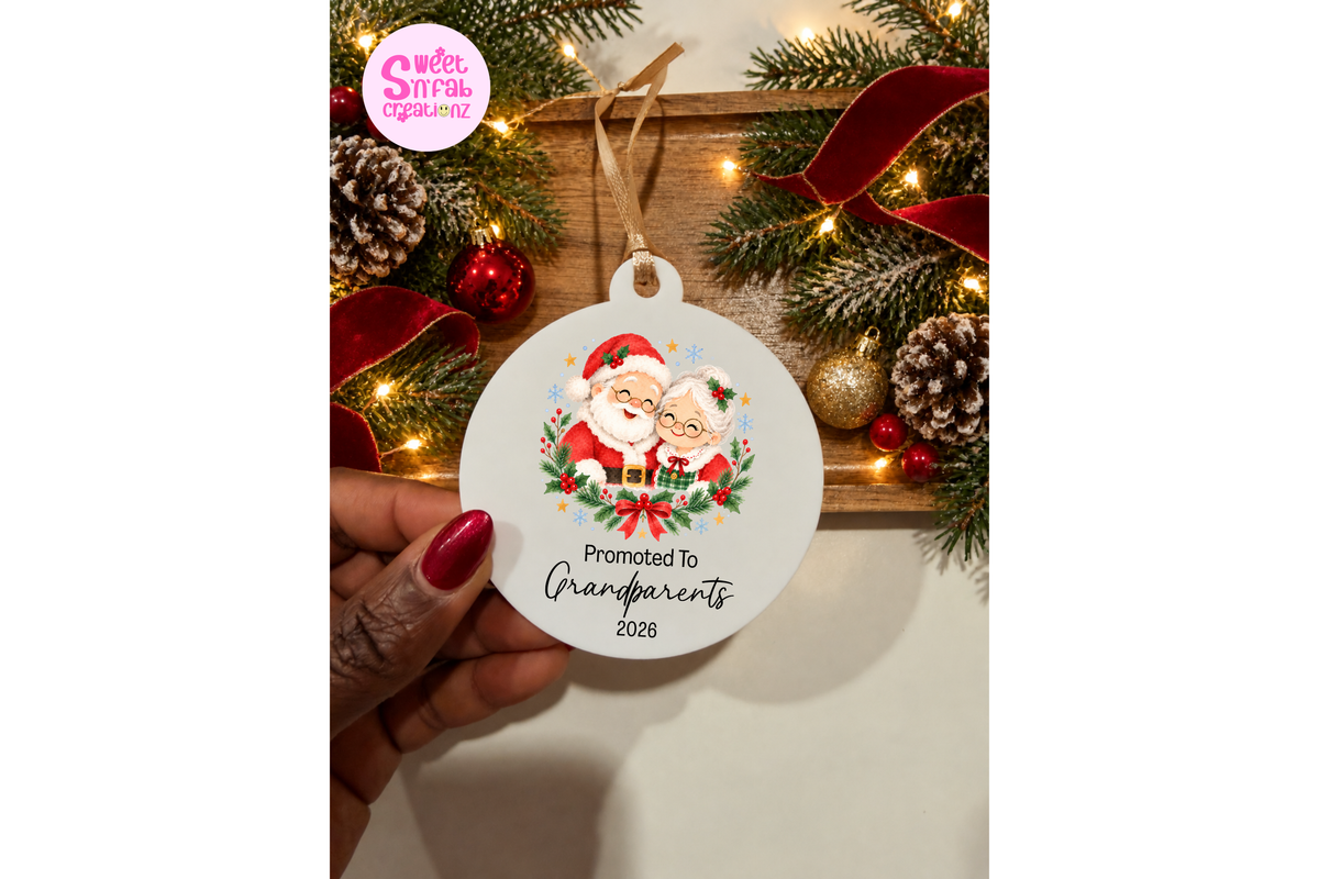 Promoted to Grandparents Animation Ornament