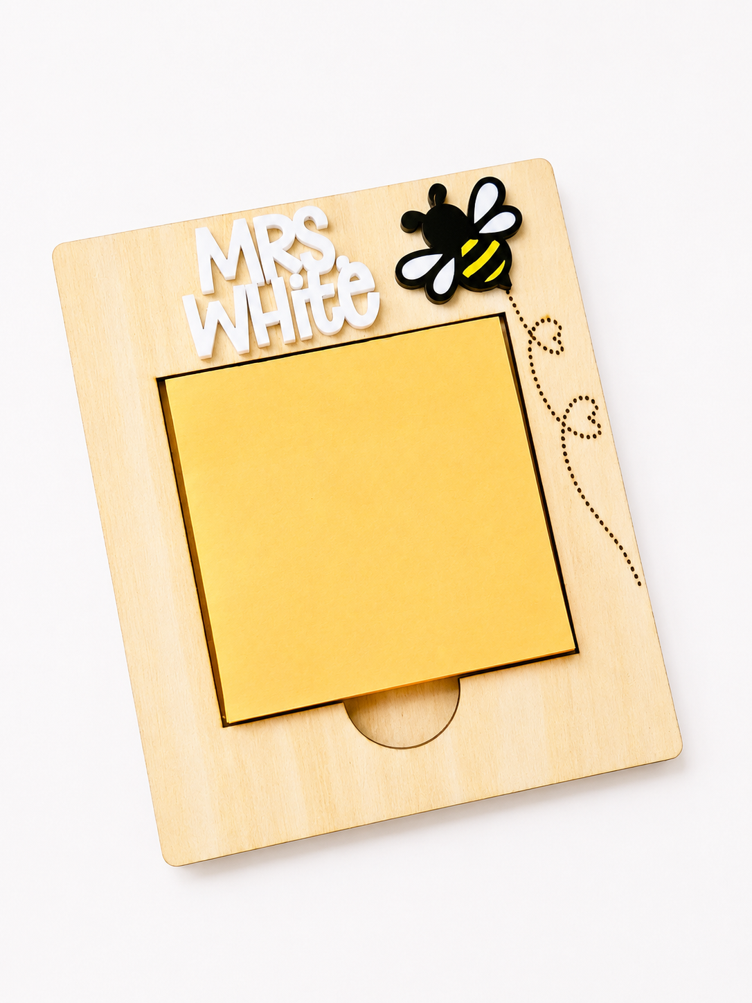 Thank You for Bee-ing Amazing” Personalized Teacher Sticky Note Holder