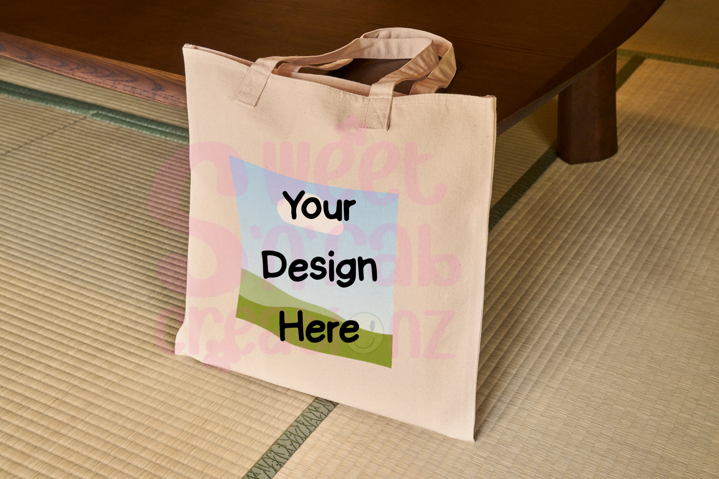 Custom DTF-Printed Tote Bag — Upload Your Own Design