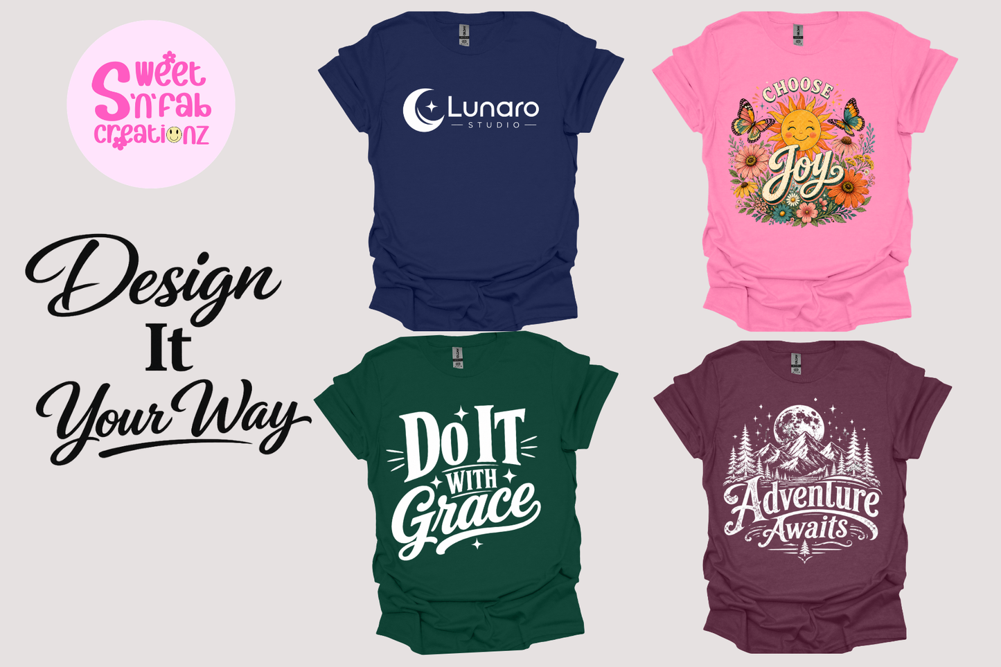 Create Your Own Custom Apparel | Upload Your Design, Logo, Photo or Text