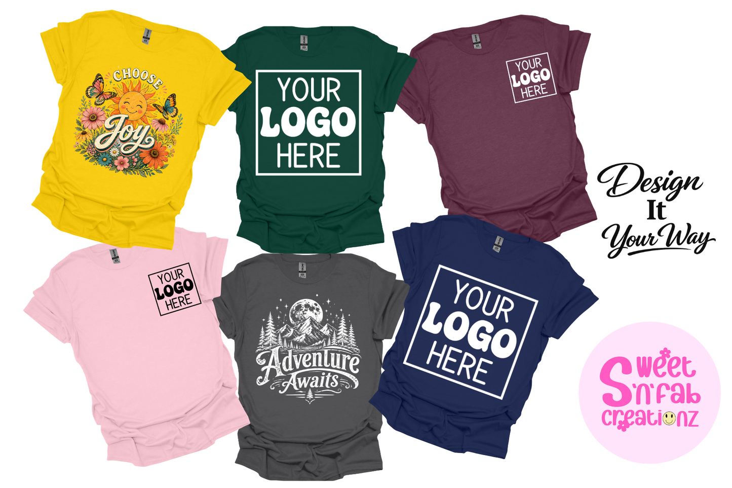 Create Your Own Custom Apparel | Upload Your Design, Logo, Photo or Text