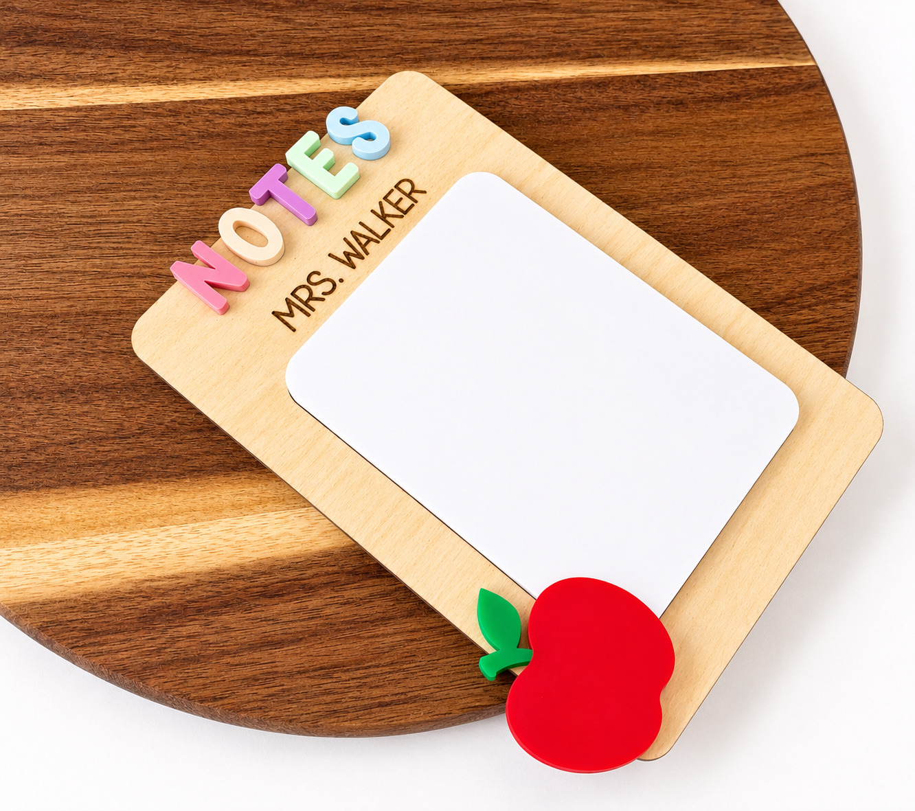 Personalized 3-in-1 Teacher Note Board – Magnetic Dry Erase Memo Board