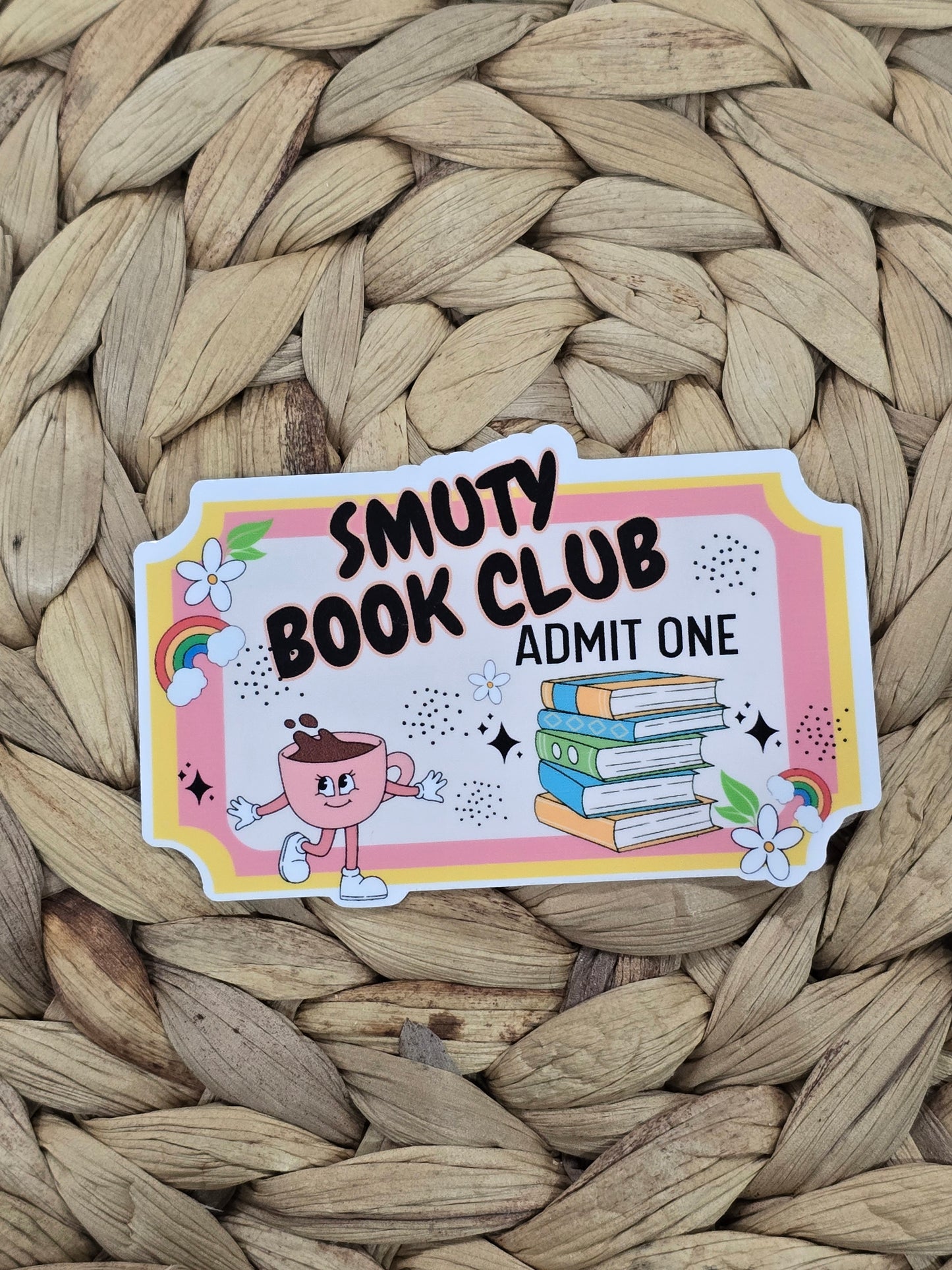 Smuty Book Club Sticker