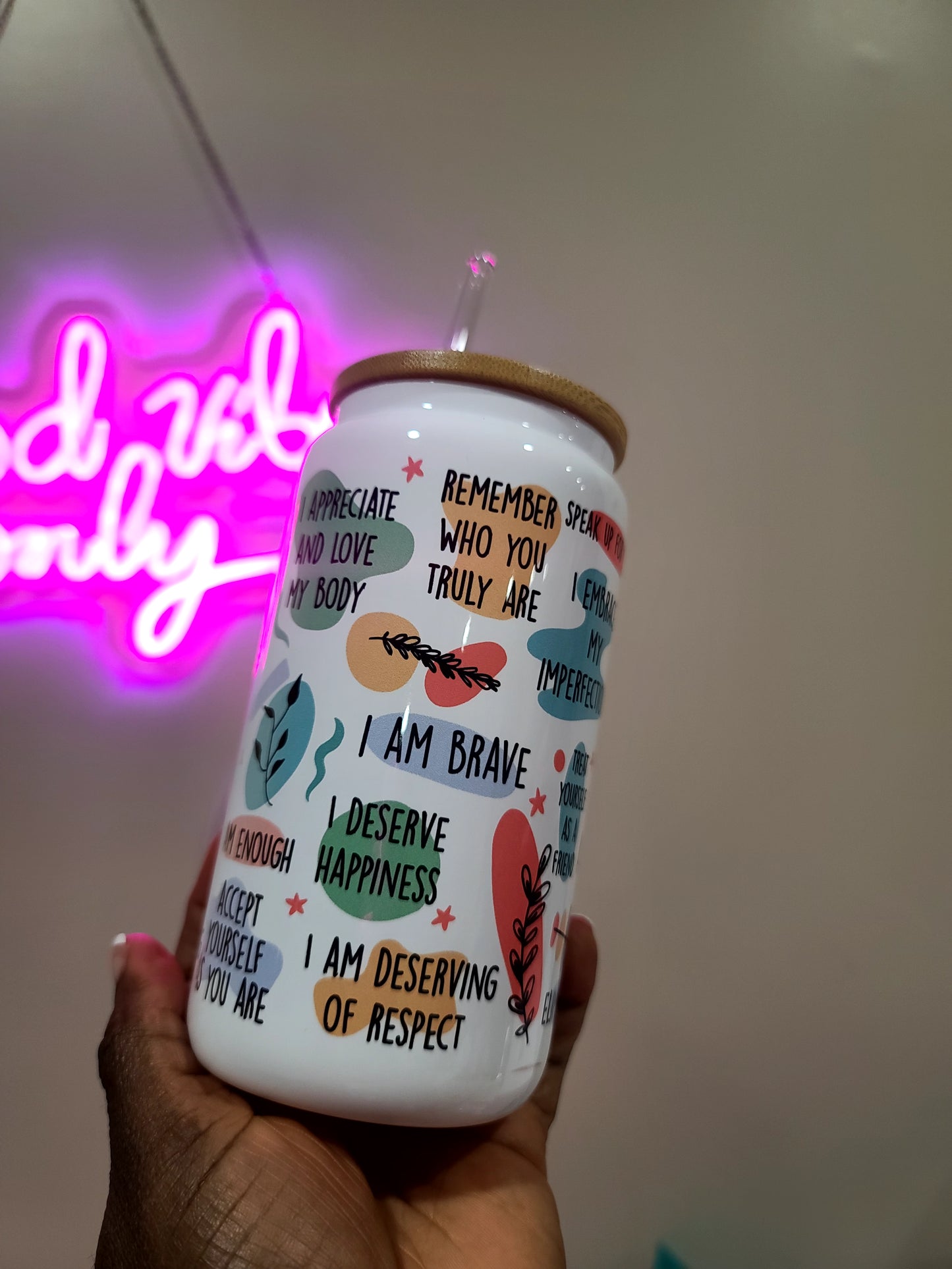 Self Affirmation Can Cup